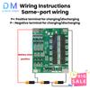 3S 4S Li-ion Battery Protection Board 40A 11.1V 14.8V with Balance 10MOS, 100A Peak Current Short Circuit Current Over Discharge