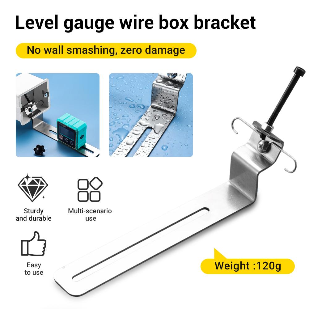 360 Degree Rotating Lasers Level Holder With Fluorescent Night Bubble And Tool Less Wall Mounting For Easy Installation