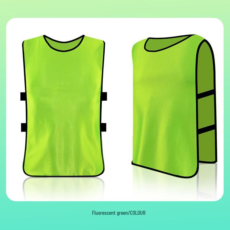 Customizable Team Football Vest: Numbered Training & School Exercise Uniform
