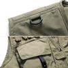 Fishing Vest Detachable Multiple Pockets Multipurpose Soft Comfortable Breathable Air Holes Jacket Multifunctional Outdoor Vest for Travel