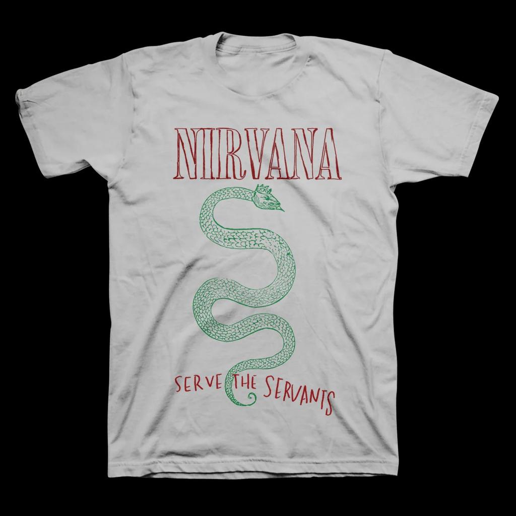 T-shirt Rock Band Nirvana Uomo e Donna Estate Gotico Retrò Abbigliamento Moda Girocollo Manica Corta Top