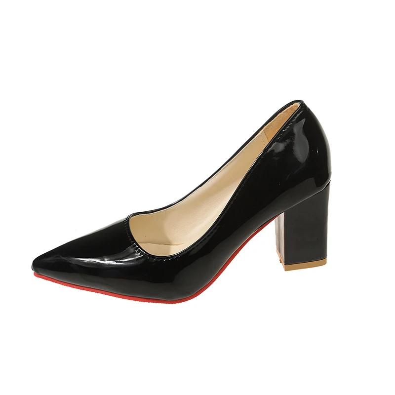 Fashion Fashion Heels Luxury Bridal Shoes Women Thick Heel Mary Jane Shoes New High Heels Women Pink Ladies Shoes Size 43