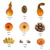 Artificial Foam Craft Halloween Christmas Fall Seasonal Decor Display Fireplace Photo Props Dining