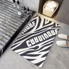Modern Minimalist Diatomaceous Earth Bath Mat Non-Slip Absorbent Floor Bathroom Shower Area