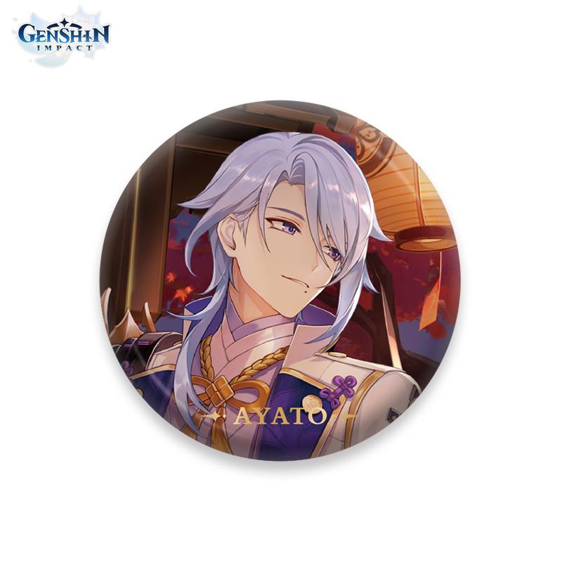 Authorized By MiHoYo 58mm Genshin Impact Theme Serie Character Badges