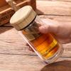 SX Portable Double-Layer Glass Tea Infuser Bottle, 230ml