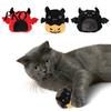 Plush Cat Toys Durable Halloween Catnip Toy for Cats, Bat Devil Cartoon Kicker with Crinkle, Chewing Play Kittens, Stress Relief Interactive