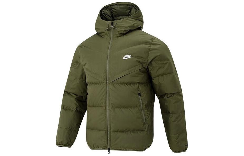 Nike Sportswear Therma-FIT Repel Hooded Puffer Classic Jacket Green FZ1103-222 S