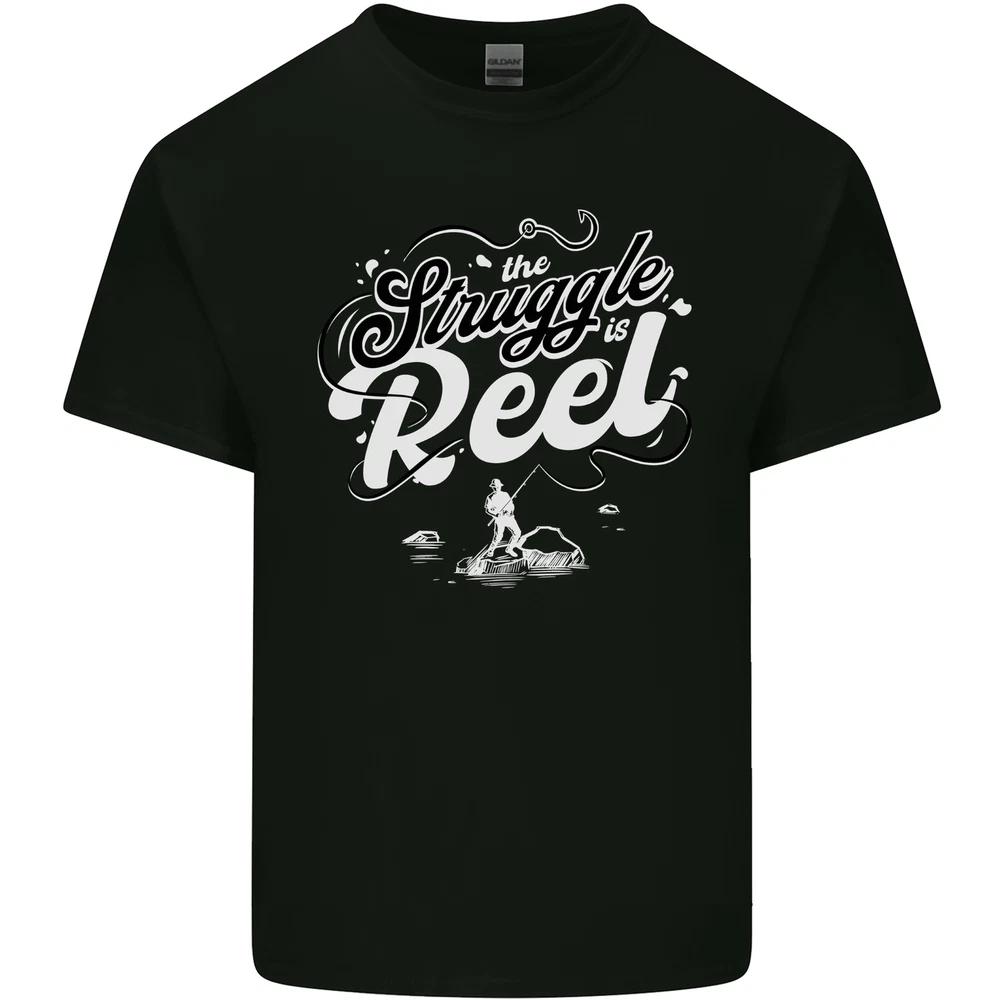 The Struggle is Real Funny FisherUnisex Fishing Unisexs Light Cotton TShirt S