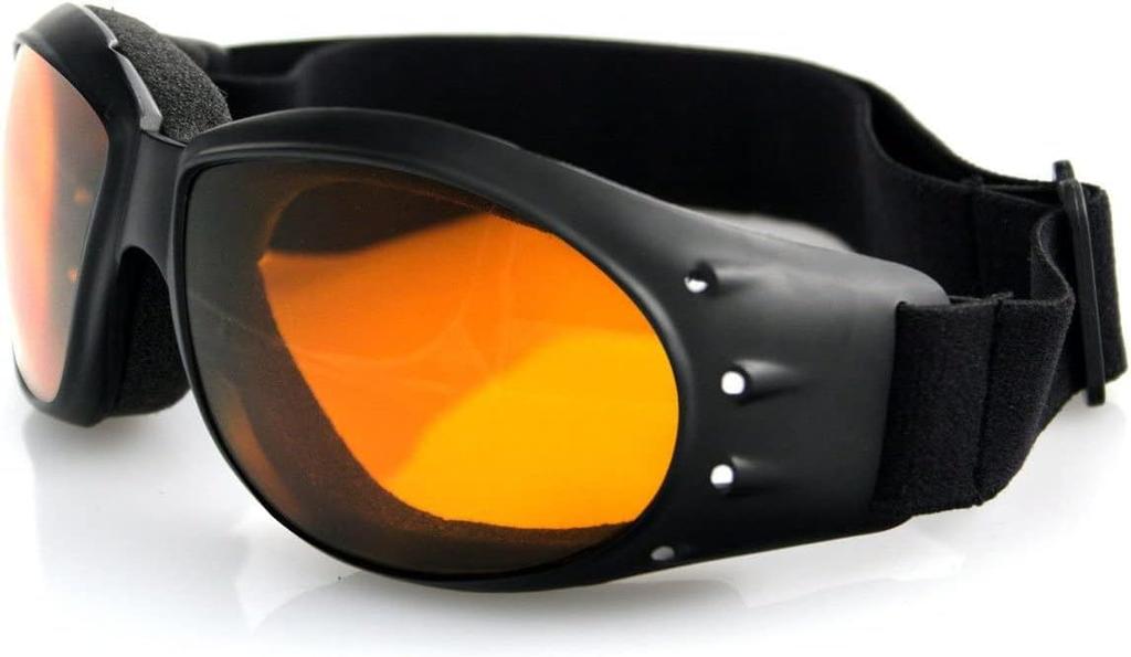 Bobster BCA001A Cruiser Goggles, Amber Lens