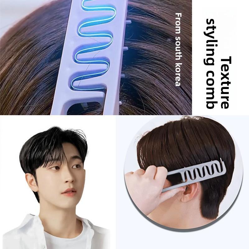 HOT Style Fluffy Texture Styling Comb for Men and Women, Home Use, Hair Parting To Cover Bangs, Hairdressing Comb, High Top Artifact