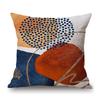 Nordic Abstract Geometric Modern Art Terra Cotta Modern Art Cotton Linen Sofa Throw Pillow Case Home Decorative Cushion Cover
