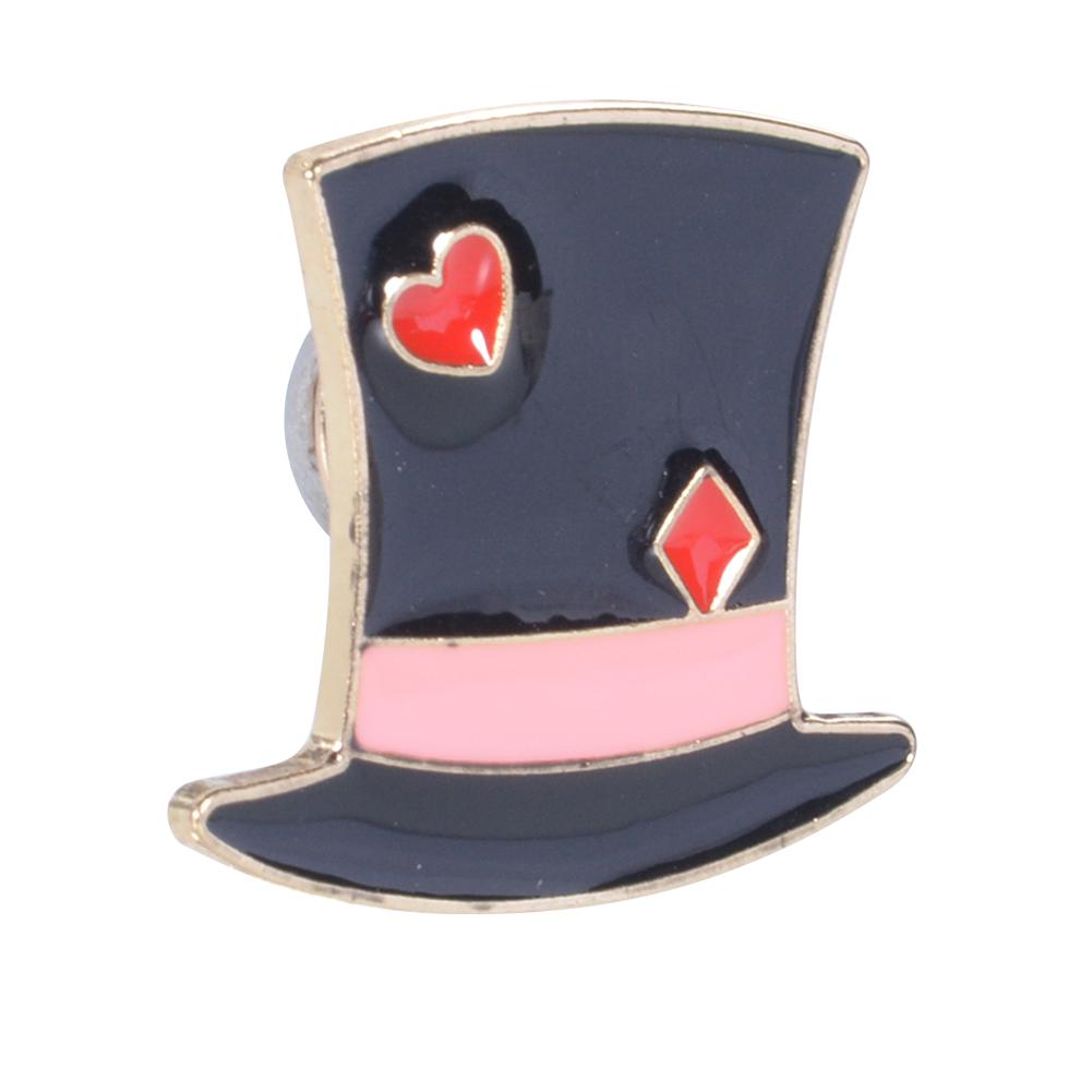 Clothes Trim Badge Cute Character of Alice in Wonderland Alloy Pin Brooch for Fashion Bag Accessories