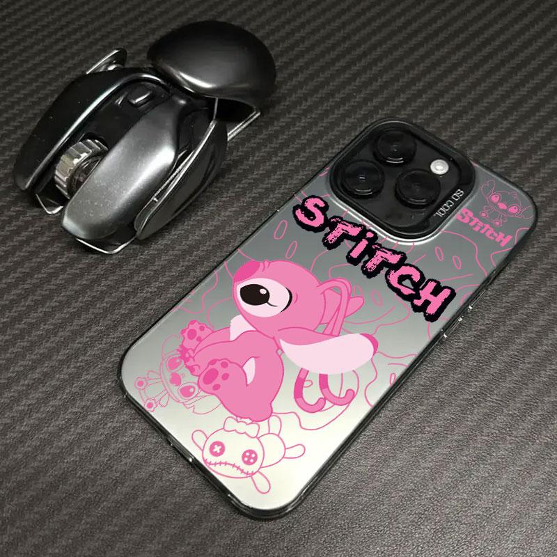 Angel Stitch Cartoon Phone Case For iPhone 11 12 13 14 15 16 17 Pro Max 16e 17E 17 Air Plus 13 Mini Shockproof Fundas Back Cover