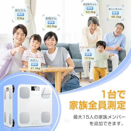 [2026 New Release] Body Scale, Body Fat Analyzer, Body Composition Analyzer, Bluetooth, Smartphone Connectivity, High Precision, Lightweight, Portable