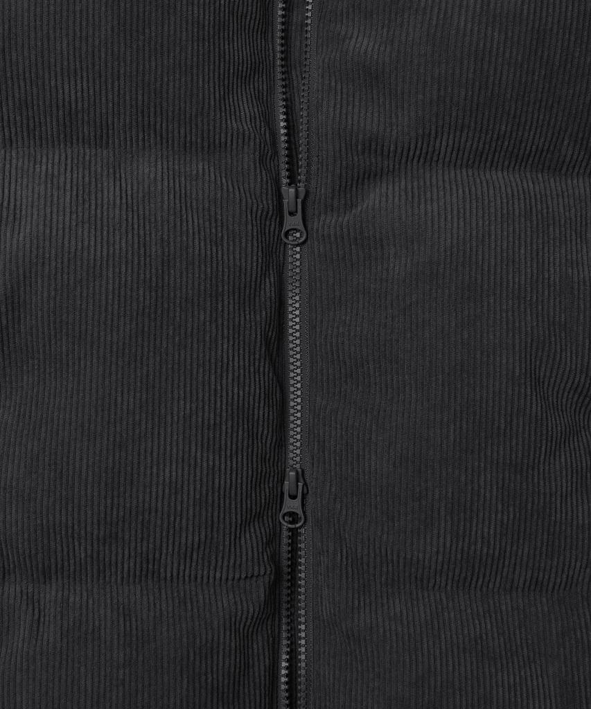 Musinsa Standard Daily Puffer Corduroy Short Padded Jacket [Dark Gray]