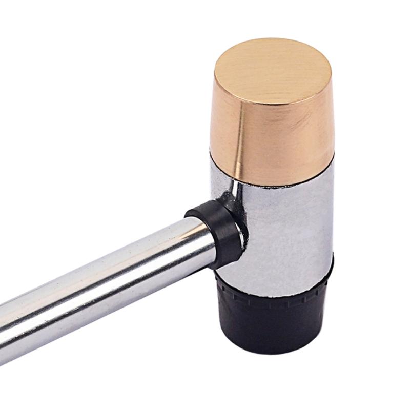 Martillo de Trastes para Guitarra de 26 mm, Herramienta de Luthier de Doble Cabeza para Luthiers de Guitarra, Herramienta para Trastes de Guitarra, Mazo para Trastes, Martillo de Goma para Trastes