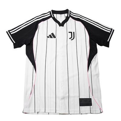 adidas Juventus Lässig Locker Bequemes Kurzarm Fußballshirt Herren Tops Weiß JM9458