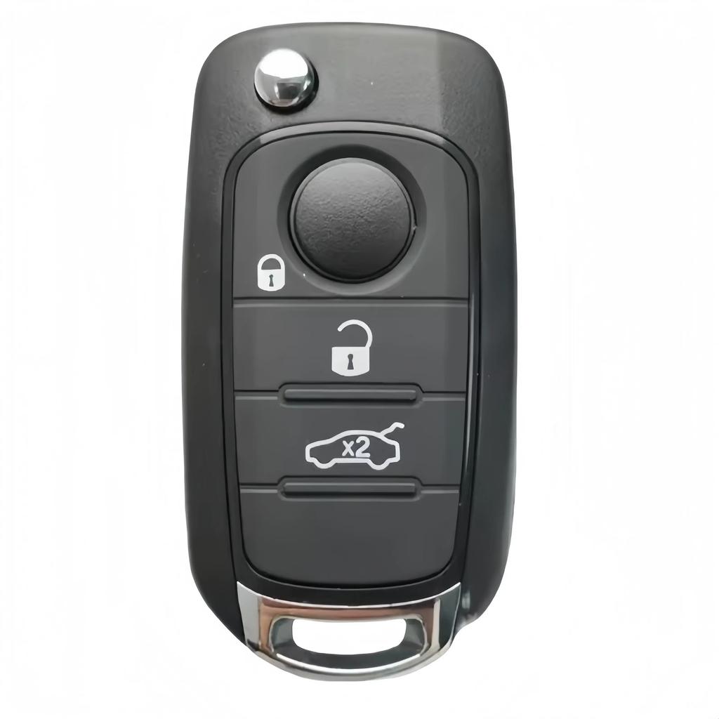 Xjmynb Für Fiat Toro 500X 500 Punto Tipo Egea Für Dodge Neon 3/4 Tasten Ersatz Klappschlüssel Autoschlüssel Schale Gehäuse Fob Gehäuse