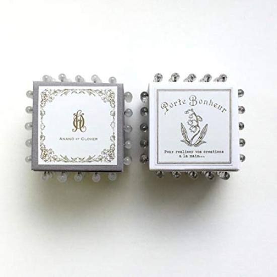 Porte Bonheur Lily of the Valley Cube Pins 79593 Gray Clover серый