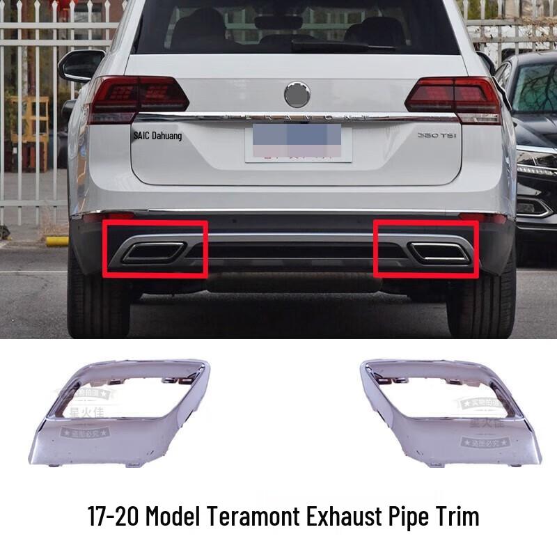 Rear Bumper Chrome Trim for 2017-2020 Touareg Models