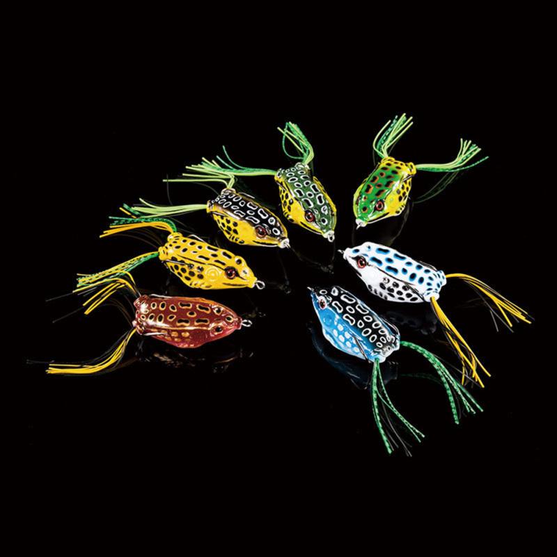 1 Stück Froschköder Crankbait Tackle Kurbelköder Angelköder Süßwasser Salzwasser Weicher Bionischer Köder