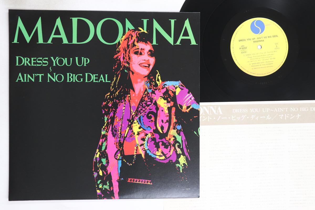 

12inch Record MADONNA - Dress You Up / Shoo-bee-doo / Ain t P5202 SIRE 1984 Japan Pop Used