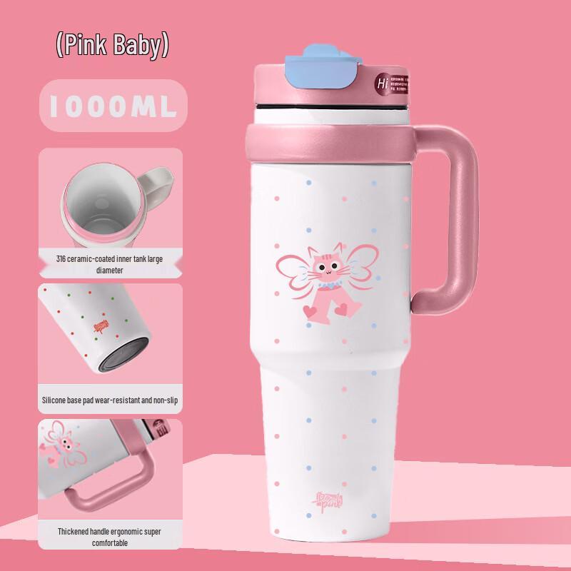 Qianyu Large Capacity Silver Thermos