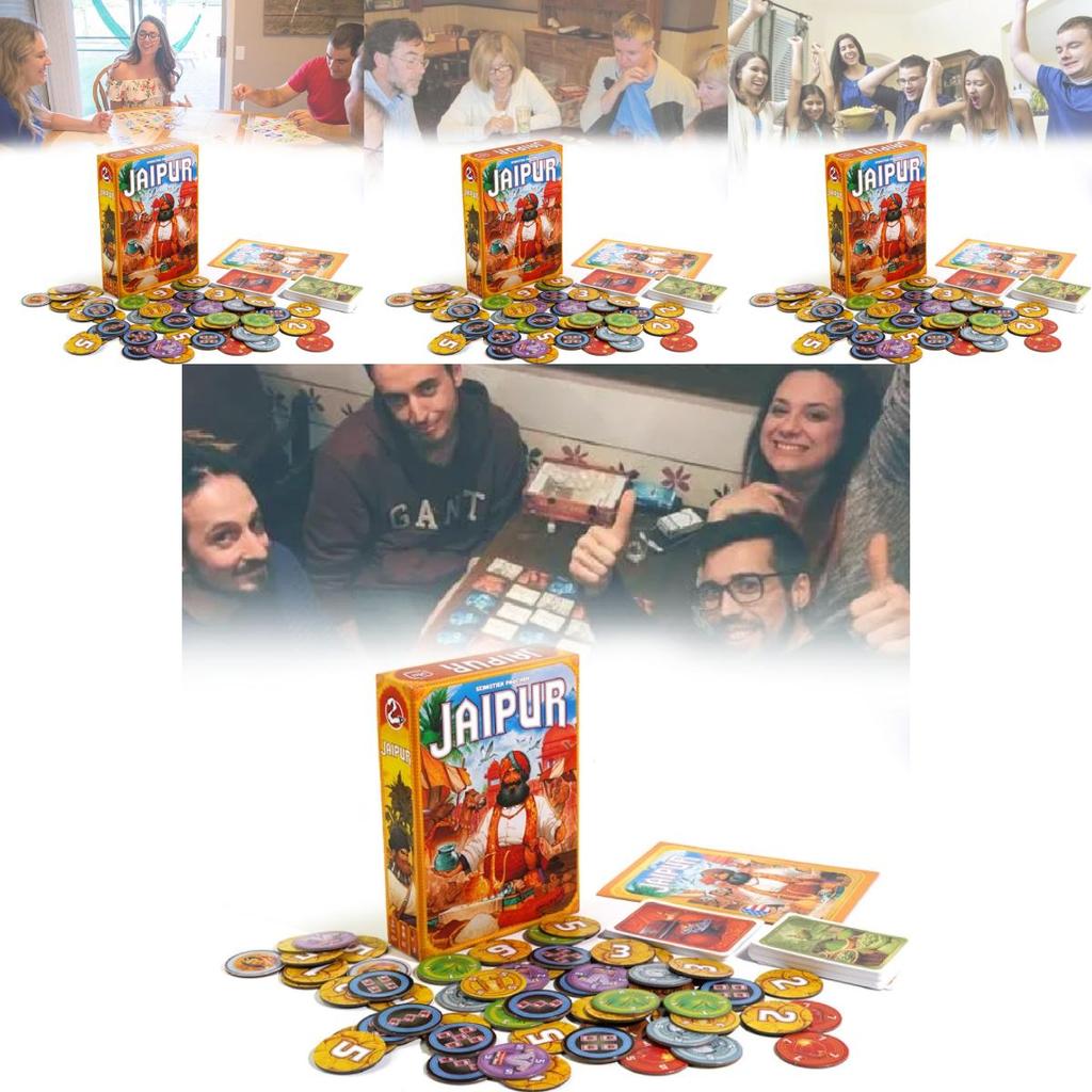 Entusiasmante Gioco di Carte Mercante Indiano di Jaipur Perfetto Per Riunioni di Famiglia e Attività Casalinghe