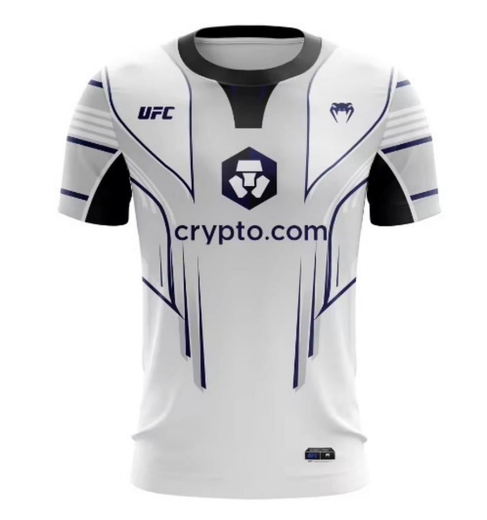 UFC Venom Crypto Rövid Ujjú Póló, Sportos Atlétikai Teljesítményű Póló