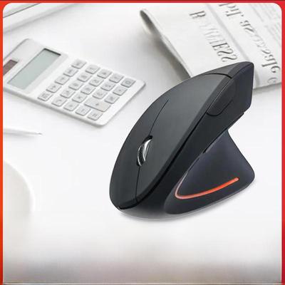 Ergonomic Rechargeable Vertical Bluetooth Mouse - Silent, Luminous, and Wireless for Gaming