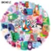 10 30 50PCS Inspirational Healing Copywriting Stickers Cartoon Animals Motivational DIY Toy Skateboard Decal Graffiti Sticker F5
