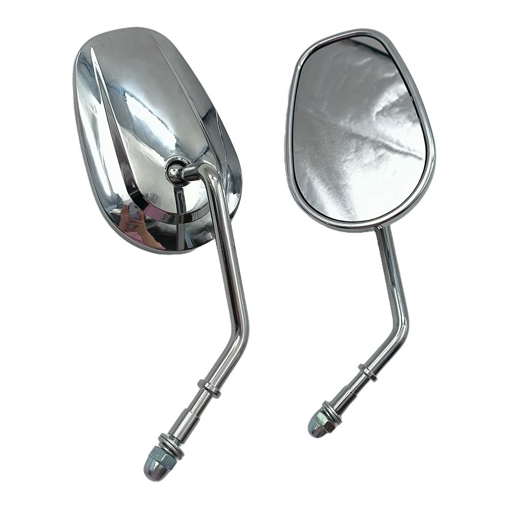 8MM Motorcycle Rear View Side Mirrors For Harley Softail Dyna SPORTSTER XL 883 1200 Touring Road King Street Glide CVO FXDB FXDF