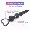 1PCS Soft Heart Shape Long Pull Beads Silicone Plug