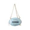 Small Rugby Ladies Street Bag Shoulder Chain Clutch Bag Purse