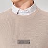 Antonio Men's 100% Cotton Crew Neck Pullover Knit Sweater