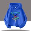 New Hip-hop Style Retro Car Cartoon Printed Children's Hooded Sweatshirt, Autumn and Winter Casual Top, Comfortable Clothing