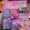 Jouets de maisonnette amusante multifonctionnelle pour enfants, comptoir de caisse de dépanneur, jouets d'approvisionnement de cadeaux, produits dérivés d'anime