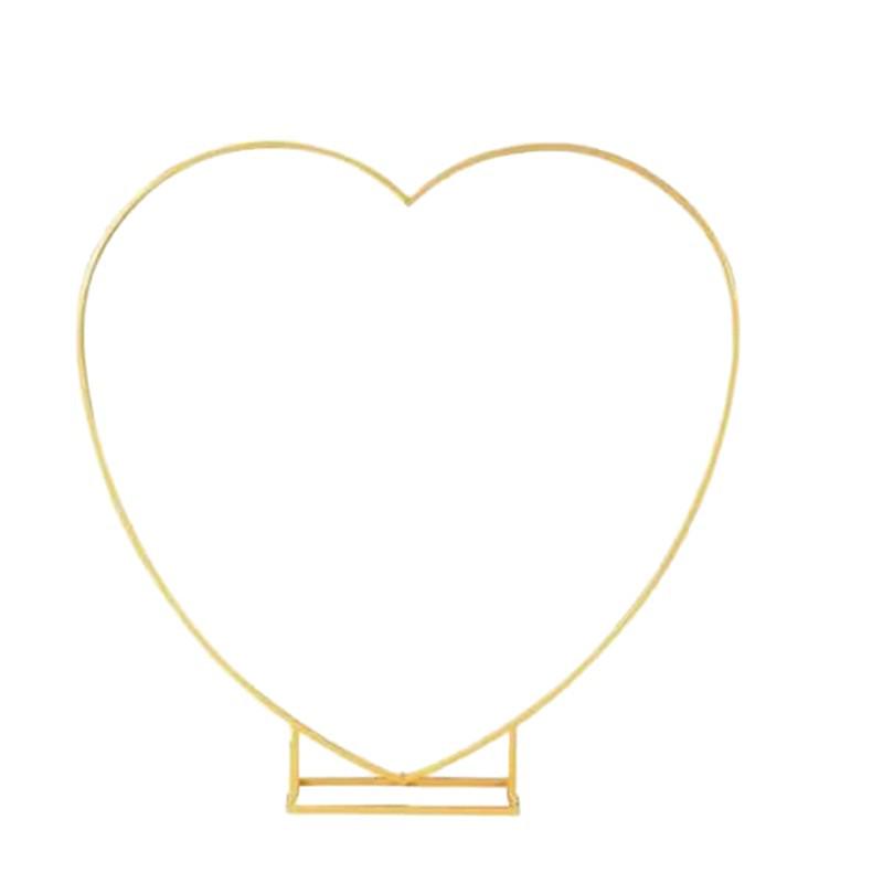 Heart-Shaped Wedding Arch Balloon Stand for Proposals and Valentine's Decor