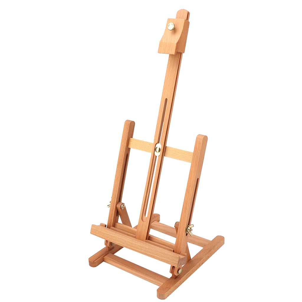 Small Wooden Adjustable Tabletop H Frame Easel Studio Artist Display Stand Drawing Board