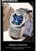 Men's Classic Chinese Style Retro Quartz Watch with Waterproof Steel Band - Versatile Casual Square Design