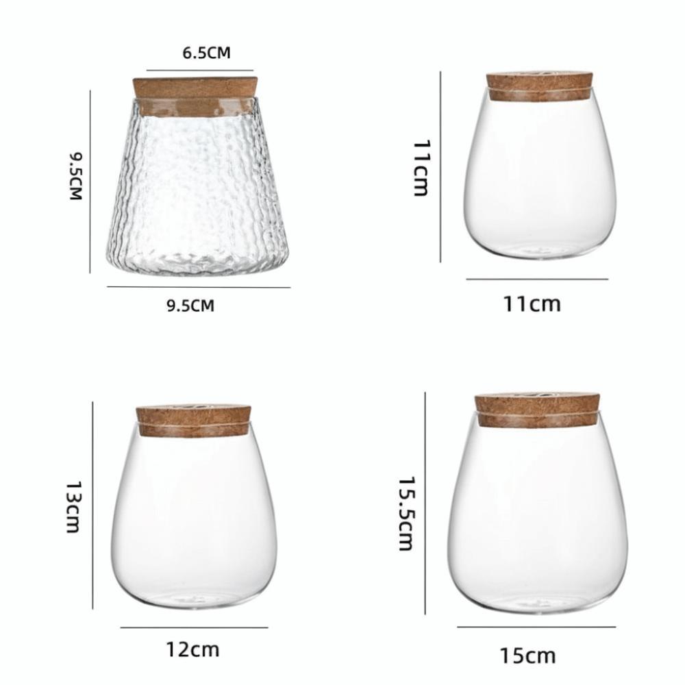 Glass Material Glass Planter Thick Wooden Base Vase Rack Modern Tabletop Design Flower Arrangement Vase Home Decoration