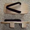 Kiso Nezuko plain black a traditional craft made in continuing a tradition of Geta Men's two-toothed, sandals, Japan, 300-year craftsmanship.