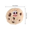 1Pc Cartoon Lustige Plüsch Cookie Brosche Kleidung Rucksäcke 3D Puppe Abzeichen Pins Nette Pin