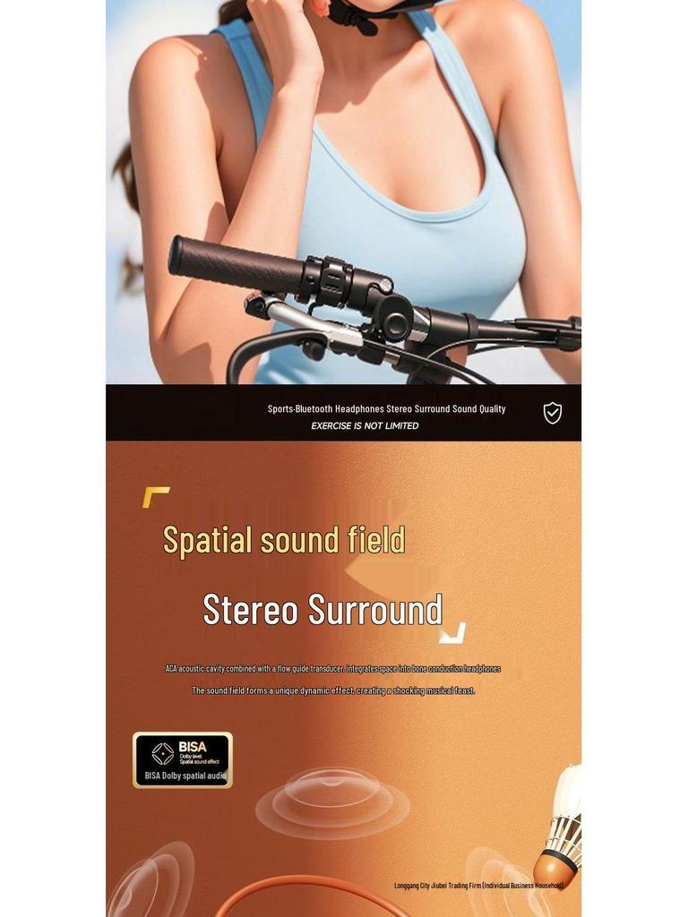 2025 Bone Conduction Bluetooth Headphones with Painless Fit, Long Battery, Card Slot, and Sports Ear Hook