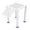 Piattaforma per tartarughe con rampa integrata e vassoio per cibo Senza cerniere Dock robusto e stabile per tartarughe per 25 75 Galloni