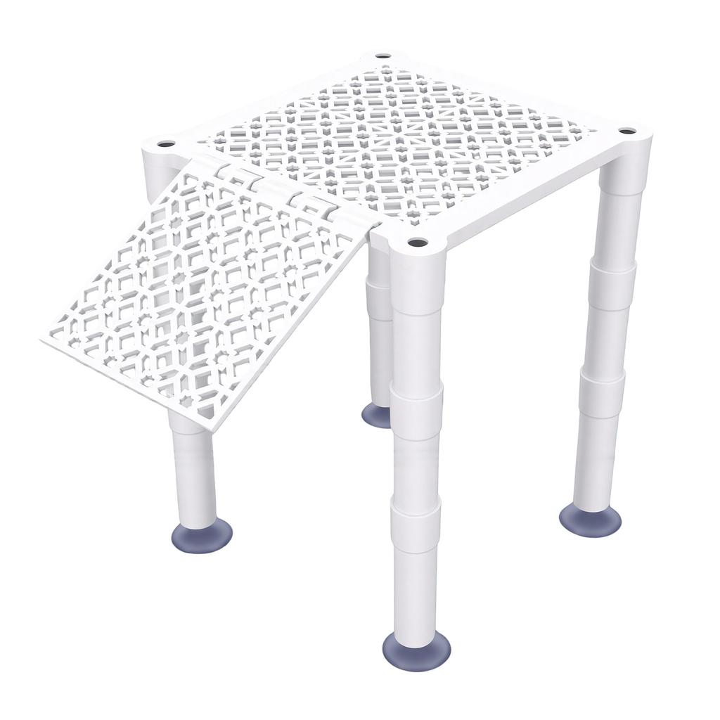 Piattaforma per tartarughe con rampa integrata e vassoio per cibo Senza cerniere Dock robusto e stabile per tartarughe per 25 75 Galloni