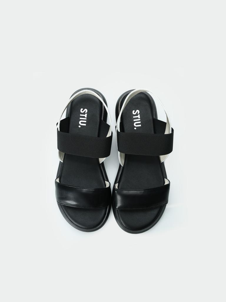 Stiu Padded Comfort Summer Sandals 31128Bk_Black