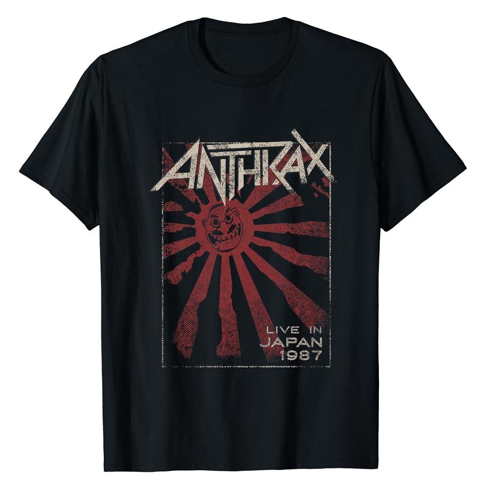 

Anthrax T-Shirt Live in Japan Official Band Black New M
