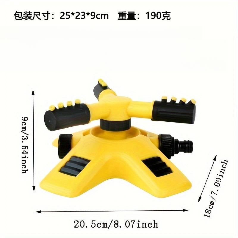 360-Degree Automatic Rotating Sprinkler, Nursery Irrigation Rotary Three-pronged Sprinkler Series Sprinkler, Watering Flowers